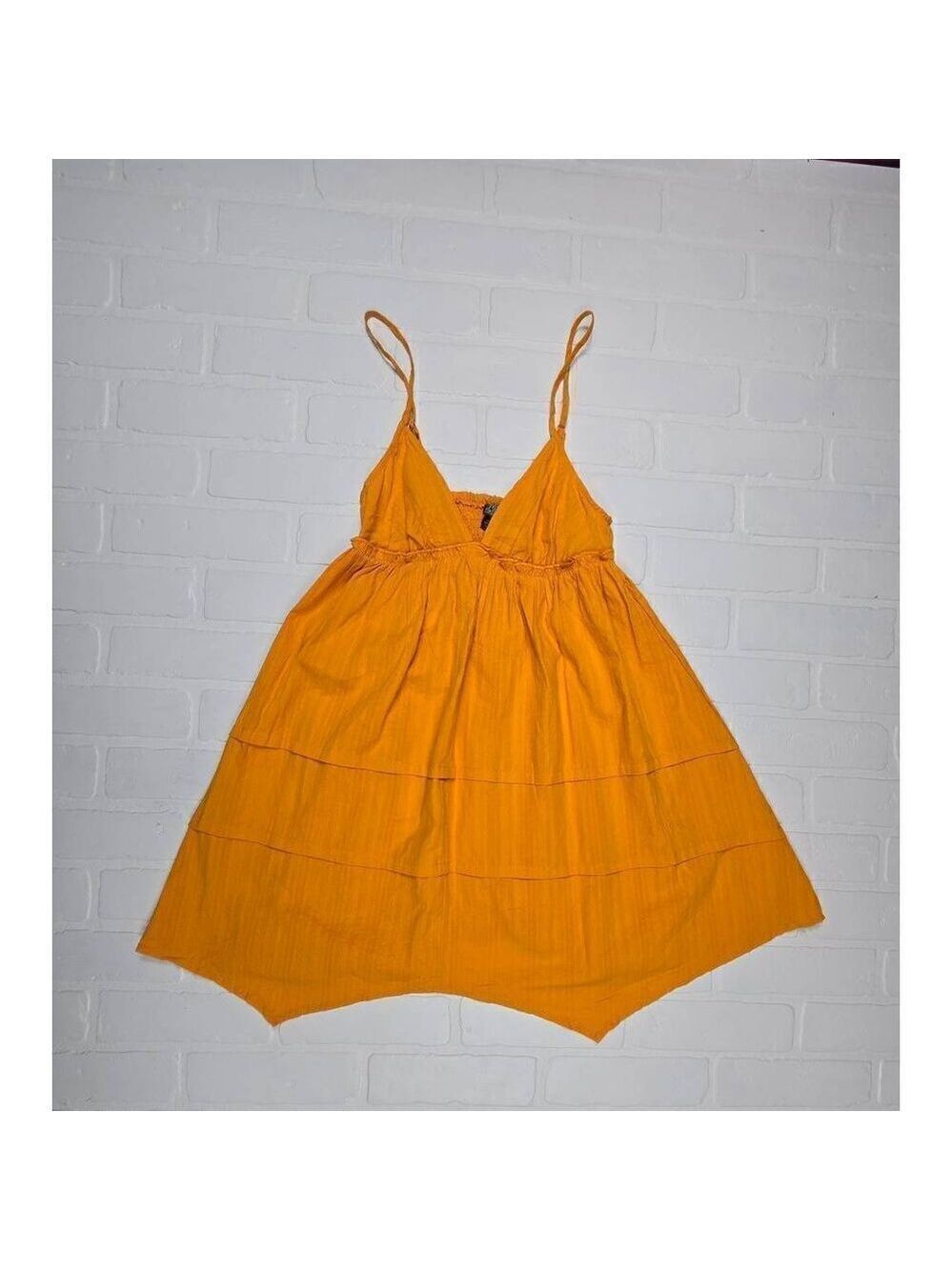 Wild Fable Mango Orange Flip Flop Mini Dress XXS